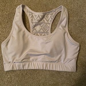 VGUC medium white ZYIA bomber bra